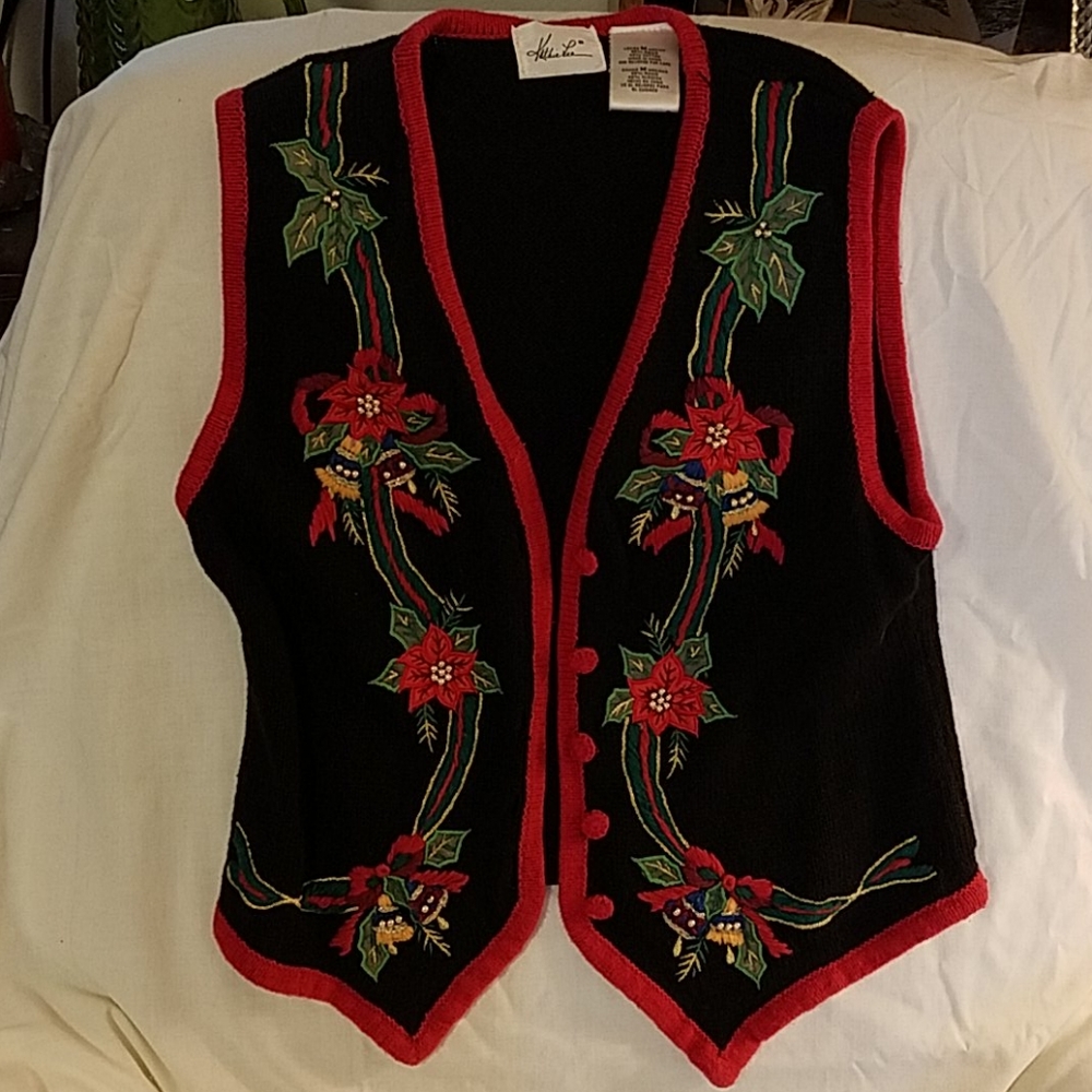 Not ugly Christmas sweater vest